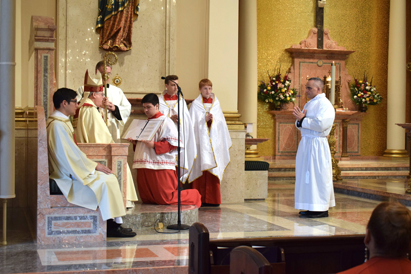 Bishop Schlert Ordains Transitional Deacon | Roman Catholic Diocese of ...