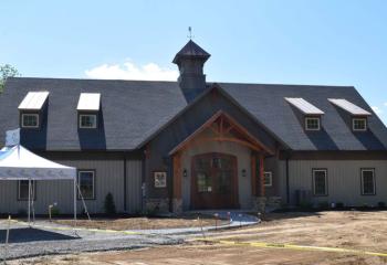 The stable facility is located on a 10-acre tract of land leased by the Diocese of Allentown. (Photo by John Simitz)